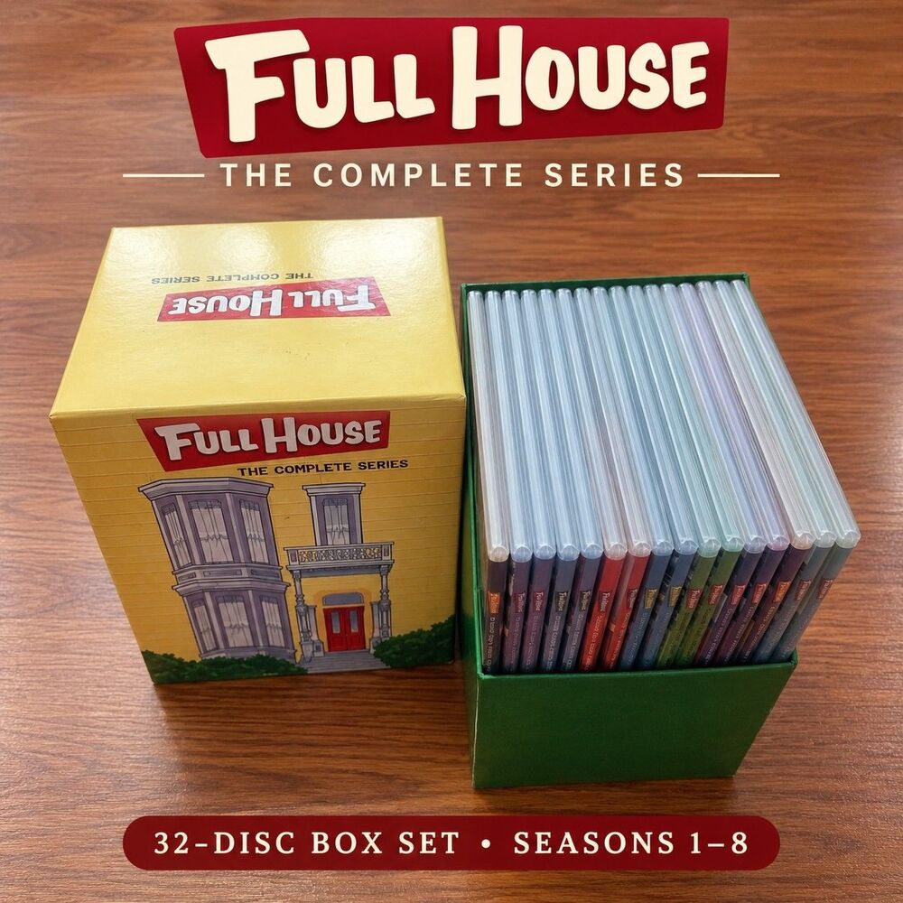 Full House The Complete Series DVD 32 Disc Box Set Seasons 1-8